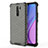 Silicone Transparent Frame Case Cover 360 Degrees AM1 for Xiaomi Poco M2