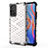 Silicone Transparent Frame Case Cover 360 Degrees AM1 for Xiaomi Poco M4 Pro 5G