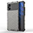 Silicone Transparent Frame Case Cover 360 Degrees AM1 for Xiaomi Poco M5 4G Black
