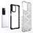 Silicone Transparent Frame Case Cover 360 Degrees AM1 for Xiaomi Redmi 10 (2022)