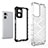 Silicone Transparent Frame Case Cover 360 Degrees AM1 for Xiaomi Redmi 10 5G