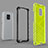 Silicone Transparent Frame Case Cover 360 Degrees AM1 for Xiaomi Redmi 10X 5G