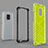 Silicone Transparent Frame Case Cover 360 Degrees AM1 for Xiaomi Redmi 10X Pro 5G