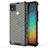 Silicone Transparent Frame Case Cover 360 Degrees AM1 for Xiaomi Redmi 9 Activ Black