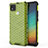 Silicone Transparent Frame Case Cover 360 Degrees AM1 for Xiaomi Redmi 9 Activ Green