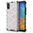 Silicone Transparent Frame Case Cover 360 Degrees AM1 for Xiaomi Redmi 9i