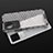 Silicone Transparent Frame Case Cover 360 Degrees AM1 for Xiaomi Redmi K50 5G