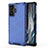 Silicone Transparent Frame Case Cover 360 Degrees AM1 for Xiaomi Redmi K50 Gaming 5G Blue