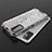 Silicone Transparent Frame Case Cover 360 Degrees AM1 for Xiaomi Redmi Note 10 5G