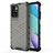 Silicone Transparent Frame Case Cover 360 Degrees AM1 for Xiaomi Redmi Note 11 4G (2021) Black