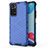 Silicone Transparent Frame Case Cover 360 Degrees AM1 for Xiaomi Redmi Note 11 4G (2022) Blue