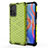 Silicone Transparent Frame Case Cover 360 Degrees AM1 for Xiaomi Redmi Note 11 5G Green