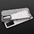 Silicone Transparent Frame Case Cover 360 Degrees AM1 for Xiaomi Redmi Note 11 Pro 4G