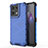 Silicone Transparent Frame Case Cover 360 Degrees AM1 for Xiaomi Redmi Note 13 5G Blue