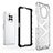 Silicone Transparent Frame Case Cover 360 Degrees AM2 for Huawei Honor 50 Lite