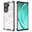 Silicone Transparent Frame Case Cover 360 Degrees AM2 for Huawei Honor 60 Pro 5G