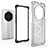 Silicone Transparent Frame Case Cover 360 Degrees AM2 for Huawei Honor Magic3 Pro+ Plus 5G