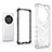 Silicone Transparent Frame Case Cover 360 Degrees AM2 for Huawei Honor Magic4 Pro 5G