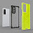 Silicone Transparent Frame Case Cover 360 Degrees AM2 for Huawei Honor V40 5G