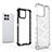 Silicone Transparent Frame Case Cover 360 Degrees AM2 for Huawei Honor X30i