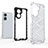 Silicone Transparent Frame Case Cover 360 Degrees AM2 for Huawei Nova 10 SE