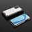 Silicone Transparent Frame Case Cover 360 Degrees AM2 for OnePlus 9R 5G