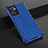 Silicone Transparent Frame Case Cover 360 Degrees AM2 for OnePlus Nord CE 2 5G Blue