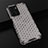 Silicone Transparent Frame Case Cover 360 Degrees AM2 for Oppo A57 4G White