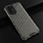 Silicone Transparent Frame Case Cover 360 Degrees AM2 for Oppo A95 5G Black