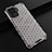 Silicone Transparent Frame Case Cover 360 Degrees AM2 for Oppo F19 Pro White