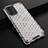 Silicone Transparent Frame Case Cover 360 Degrees AM2 for Oppo F19s White