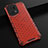 Silicone Transparent Frame Case Cover 360 Degrees AM2 for Oppo Find X5 Pro 5G Red