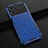 Silicone Transparent Frame Case Cover 360 Degrees AM2 for Oppo K10 5G Blue