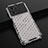 Silicone Transparent Frame Case Cover 360 Degrees AM2 for Oppo K10 5G White