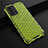 Silicone Transparent Frame Case Cover 360 Degrees AM2 for Oppo K9 5G Green