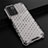 Silicone Transparent Frame Case Cover 360 Degrees AM2 for Oppo K9S 5G White