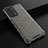 Silicone Transparent Frame Case Cover 360 Degrees AM2 for Oppo Reno6 Pro 5G Black