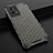 Silicone Transparent Frame Case Cover 360 Degrees AM2 for Oppo Reno7 Pro 5G Black