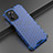 Silicone Transparent Frame Case Cover 360 Degrees AM2 for Realme 10 Pro 5G Blue