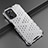 Silicone Transparent Frame Case Cover 360 Degrees AM2 for Realme 10 Pro 5G White