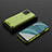 Silicone Transparent Frame Case Cover 360 Degrees AM2 for Realme 8 Pro Green