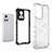 Silicone Transparent Frame Case Cover 360 Degrees AM2 for Realme GT Neo3 5G