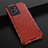 Silicone Transparent Frame Case Cover 360 Degrees AM2 for Realme GT2 Pro 5G Red