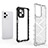 Silicone Transparent Frame Case Cover 360 Degrees AM2 for Realme Narzo 50A Prime