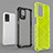 Silicone Transparent Frame Case Cover 360 Degrees AM2 for Realme Q3 5G