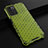 Silicone Transparent Frame Case Cover 360 Degrees AM2 for Realme Q3t 5G Green