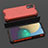 Silicone Transparent Frame Case Cover 360 Degrees AM2 for Samsung Galaxy A03 Core Red