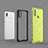 Silicone Transparent Frame Case Cover 360 Degrees AM2 for Samsung Galaxy A10s