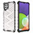 Silicone Transparent Frame Case Cover 360 Degrees AM2 for Samsung Galaxy A22 4G