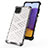 Silicone Transparent Frame Case Cover 360 Degrees AM2 for Samsung Galaxy A22s 5G